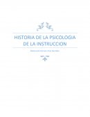 HISTORIA DE LA PSICOLOGIA DE LA INSTRUCCION