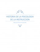 HISTORIA DE LA PSICOLOGIA DE LA INSTRUCCION