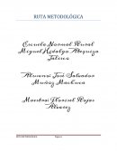 Ruta metodologica Recopilación y procesamiento de los datos.