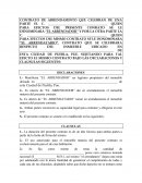 La duración del presente contrato es de un año forzoso para ambas partes a partir de la fecha de firma del mismo