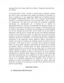Administrativo para jefes de área: Trabajo seguro en alturas