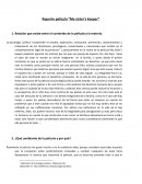 Reporte pelicula "My sister's keeper"