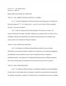 El mejor Reglamento de practica docente