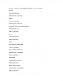 LISTA DE PRECIOS POR FARDOS, BULTOS O CAJAS. Y SU PRESENTACION.