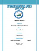 Trabajo Final, Evaluacion del Desempeno Humano