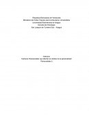 Factores psicosociales que afectan el cambio de la personalidad