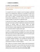 EL ARTE Y LA RELIGION ¿De qué forma se relacionan el arte con la religión?