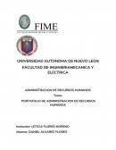 PORTAFOLIO DE ADMINISTRACION DE RECURSOS HUMANOS