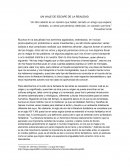 Un viaje de escape lejos de la realidad