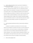 Analiza el problema de la Educación desde la característica de su humanidad y las dificultades para un análisis objetivo