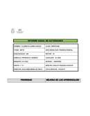 INFORME ANUAL CICLO ESCOLAR: 2016-2017