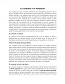 EL CONSUMO Y LA INVERSION