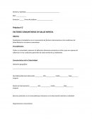 Práctica # 2 FACTORES COMUNITARIOS EN SALUD MENTAL