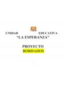 PROYECTO EDUCATIVO BORDADOS
