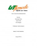 Taxonomía del Mantenimiento