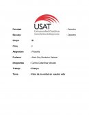 Valor de la verdad en nuestra vida