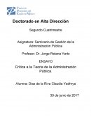 Seminario de Gestión de la Administración Pública