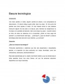 Basura tecnologica ¿Por qué es un problema actual?