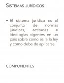 Sistemas jurídicos resumen