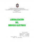 TRABAJO DE LIBERALIZACION SERVICIO ELECTRICO