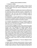 Cabotaje y Primeros Pobladores