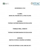 Las principales Teorías Contemporáneas