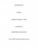 CONCEPTOS BÁSICO DE BASE DE DATOS