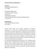 PROCESO MONITORIO ARRENDATICIO INVERSIONES INMOBILIARIAS S.A