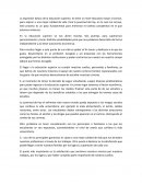 Exprecion basica de la educacion superior