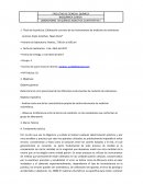 Calibración y errores de los instrumentos de medición de volúmenes