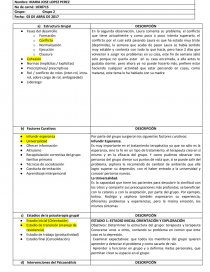 GRUPOS Y DINÁMICAS Observación de Grupos. Página 1