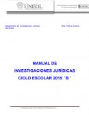 El nuevo Manual de Investigacion UNEDL