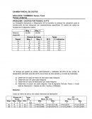 La Compañía Estructura y Maquinaria SA ha recibido la solicitud de cotización para la construcción de dos máquinas con características específicas. El cuadro de costos se muestra en el siguiente cuadro: