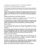 COMO ES LA LEY GENERAL DEL EQUILIBRIO ECOLÓGICO Y LA PROTECCIÓN AL AMBIENTE