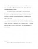 La nueva Investigación de mercado Papa jhons