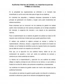 Auditorías Internas de Calidad y su importancia para las PYMES en Colombia.