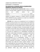 DECLARACION DE LA CIUDADANA CRISTEL ALEJANDRA ZETINA BARRIENTOS (TESTIGO DE LOS HECHOS)