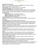 Como es una Descripcion de la instituciòn