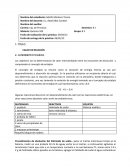 Los objetivos son la determinación de calor intercambiado entre las reacciones de disolución y comprender el concepto de entalpia.