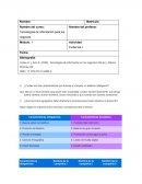 Tecnologías de información para los negocios Evidencia 1