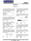 CINEMÁTICA I EJERCICIO N° 01