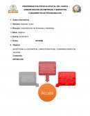 EL INVESTIGAR LA DEFINICION, CARACTERISTICAS, COMPARACIONES DE ACCESS
