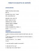 ¿Quién es la persona que autorizará la adopción del animal?