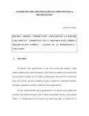 ¿El Derecho como argumentación o el derecho para la argumentación?