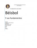 Béisbol Y sus fundamentos