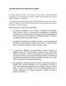 Las diez claves de la educación en Japón