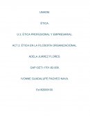 Ética en la filosofía organizacional