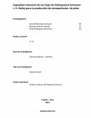Capacidad reductora de las hojas de Pelargonium hortorum L. H. Bailey para la producción de nanopartículas de plata