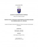 DECANATO DE ADMINISTRACION DE EMPRESAS “PROYECTO DE TRABAJO DE GRADO”