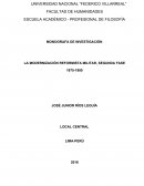 LA MODERNIZACIÓN REFORMISTA MILITAR, SEGUNDA FASE 1975-1980